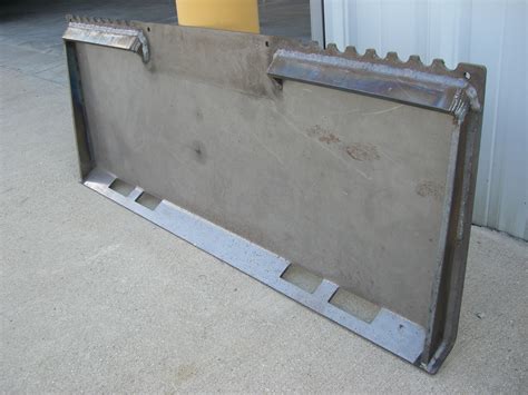 backing plate for skid steer|skid steer attachment plate diagram.